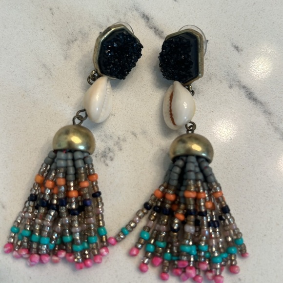 Baublebar bead seed tassel earrings - Picture 3 of 4